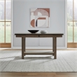 Liberty Furniture Brook Bay Opt 5 Piece Gathering Trestle Table - Brown