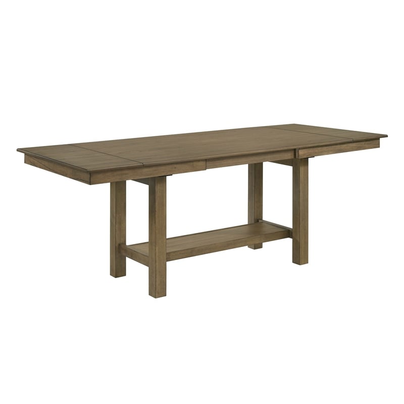 Liberty Furniture Brook Bay Opt 5 Piece Gathering Trestle Table - Brown