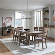 Liberty Furniture Brook Bay Optional 7 Piece Trestle Table Set - Brown