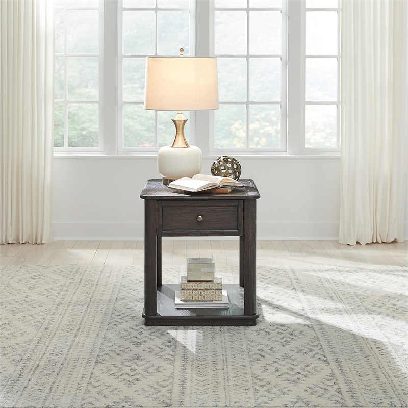 Liberty Furniture Wallace End Table - Brown
