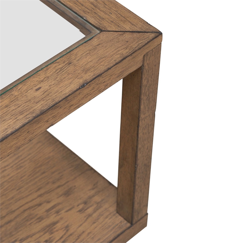 Liberty Furniture Bayhill Trellis Cocktail Table - Brown