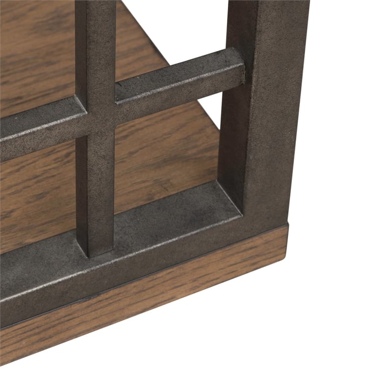 Liberty Furniture Bayhill Trellis End Table - Brown