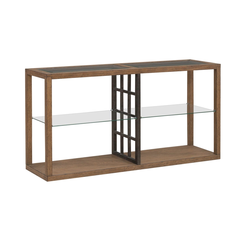Liberty Furniture Bayhill Trellis Sofa Table - Brown