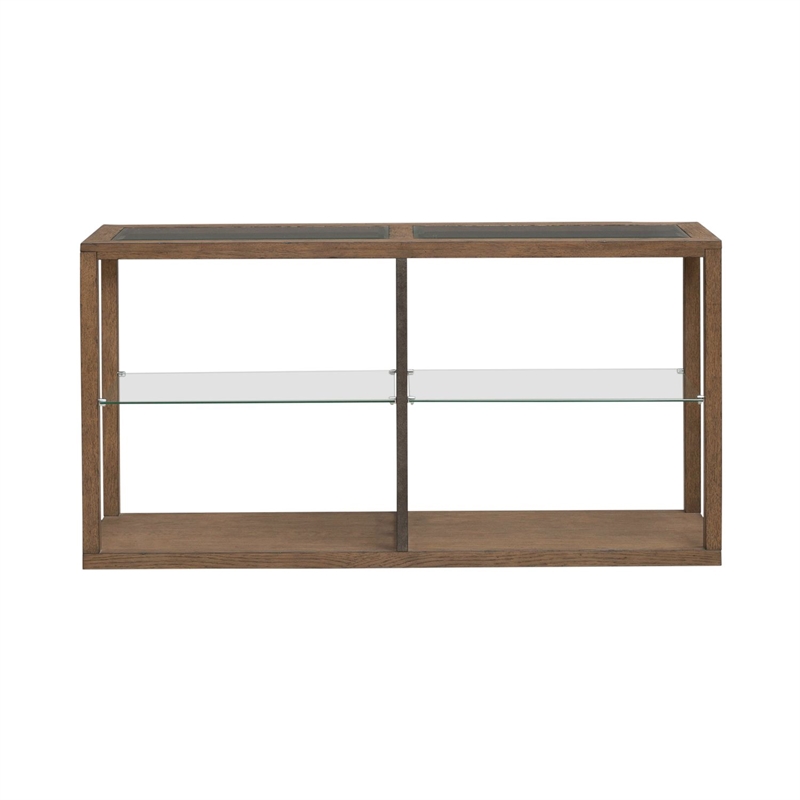 Liberty Furniture Bayhill Trellis Sofa Table - Brown
