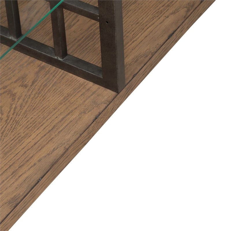Liberty Furniture Bayhill Trellis Sofa Table - Brown