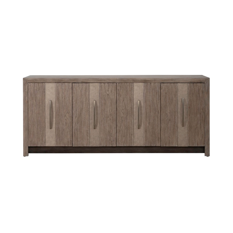 Liberty Furniture Lafayette 4 Door Accent Cabinet - Brown