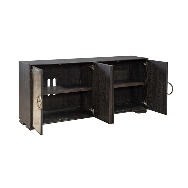 Liberty Furniture Barlowe 4 Door Accent Cabinet - Brown
