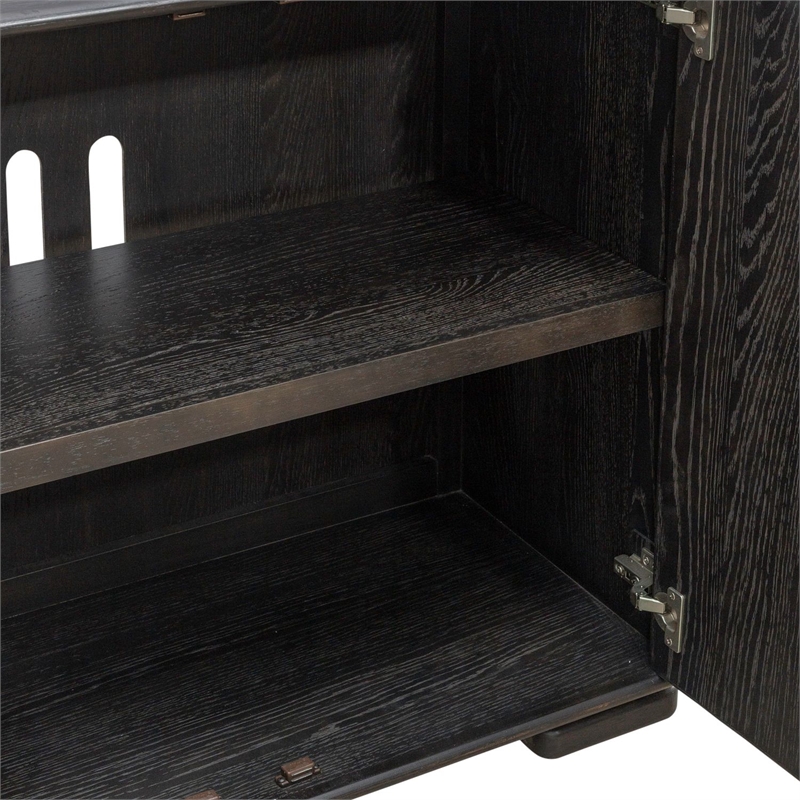 Liberty Furniture Barlowe 4 Door Accent Cabinet - Brown