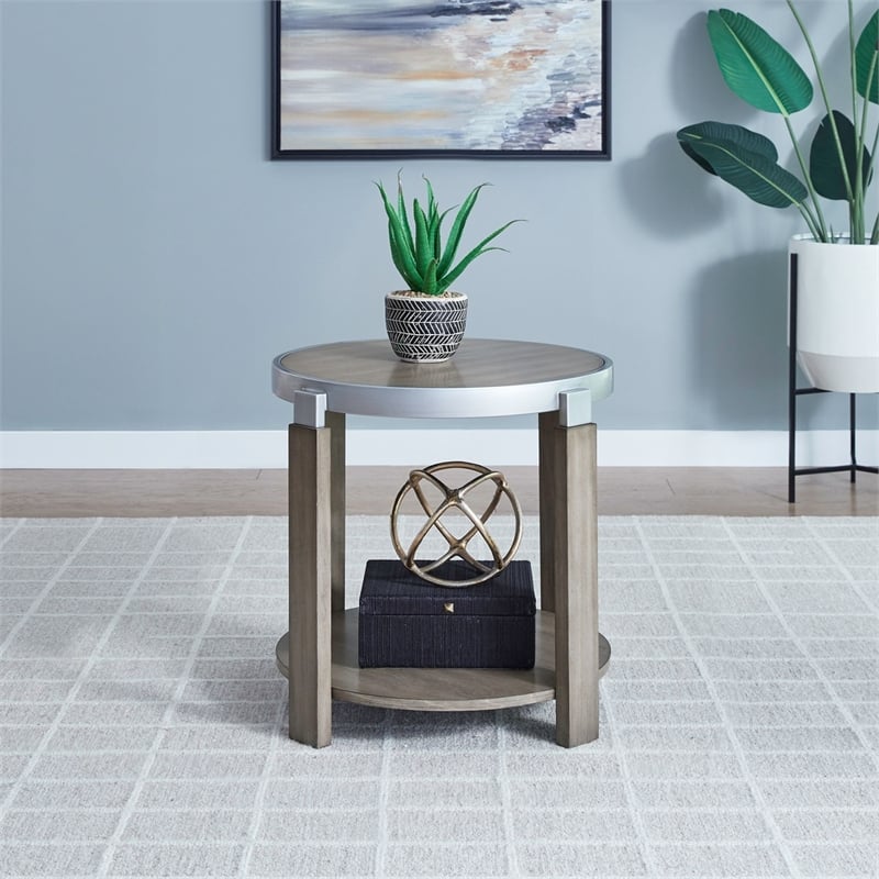 Liberty Furniture Sutton End Table - Brown