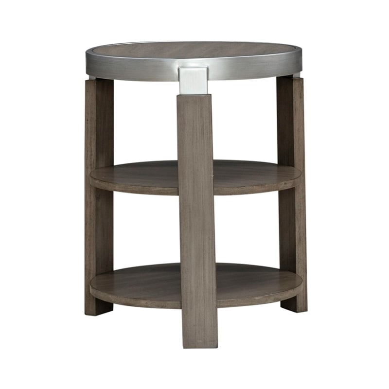 Liberty Furniture Sutton Chairside Table - Brown