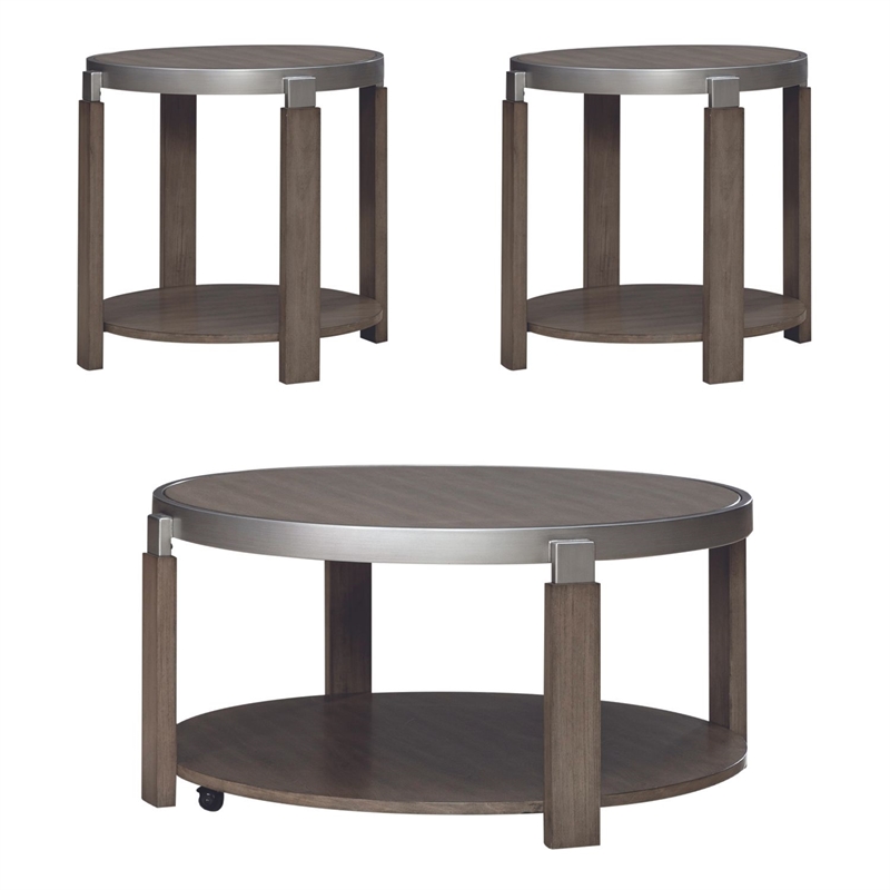 Liberty Furniture Sutton 3 Piece Set - Brown