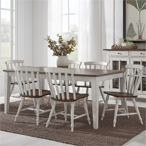 Liberty Furniture Al Fresco 7 Piece Rectangular Table Set - White