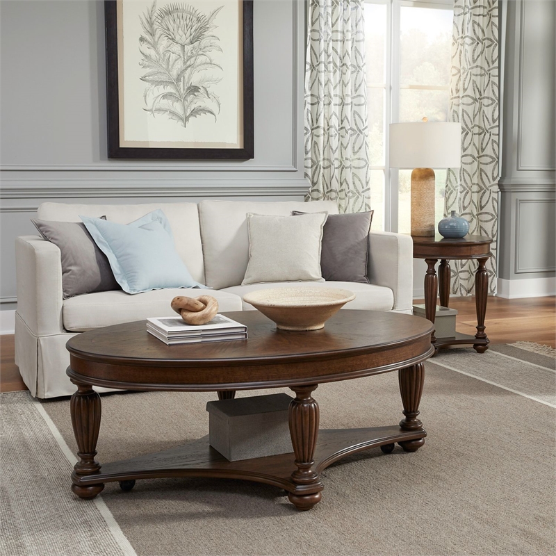 Liberty Furniture Allington 3 Piece Set - Brown