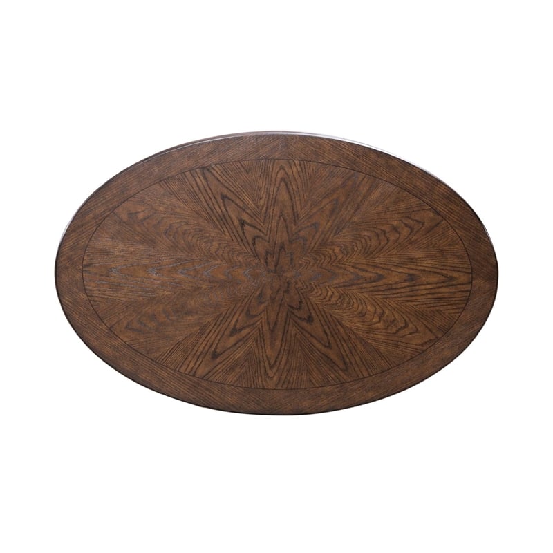 Liberty Furniture Allington Oval Cocktail Table - Brown