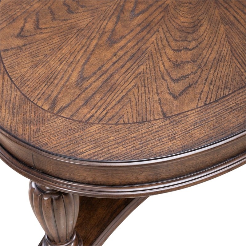 Liberty Furniture Allington Oval Cocktail Table - Brown