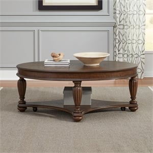Liberty Furniture Allington Oval Cocktail Table - Brown