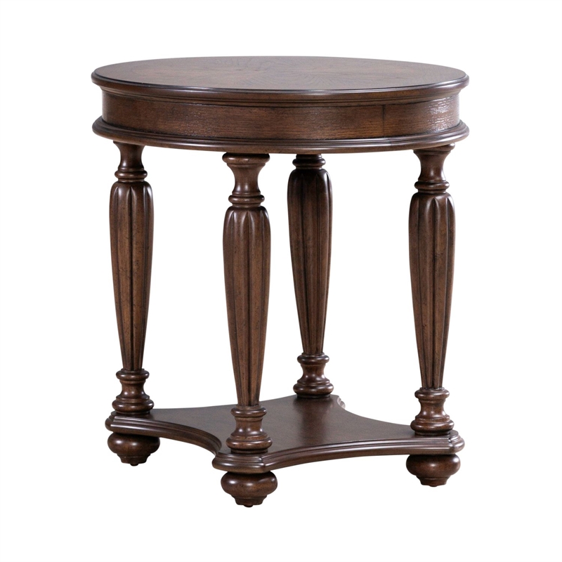 Liberty Furniture Allington Oval End Table - Brown