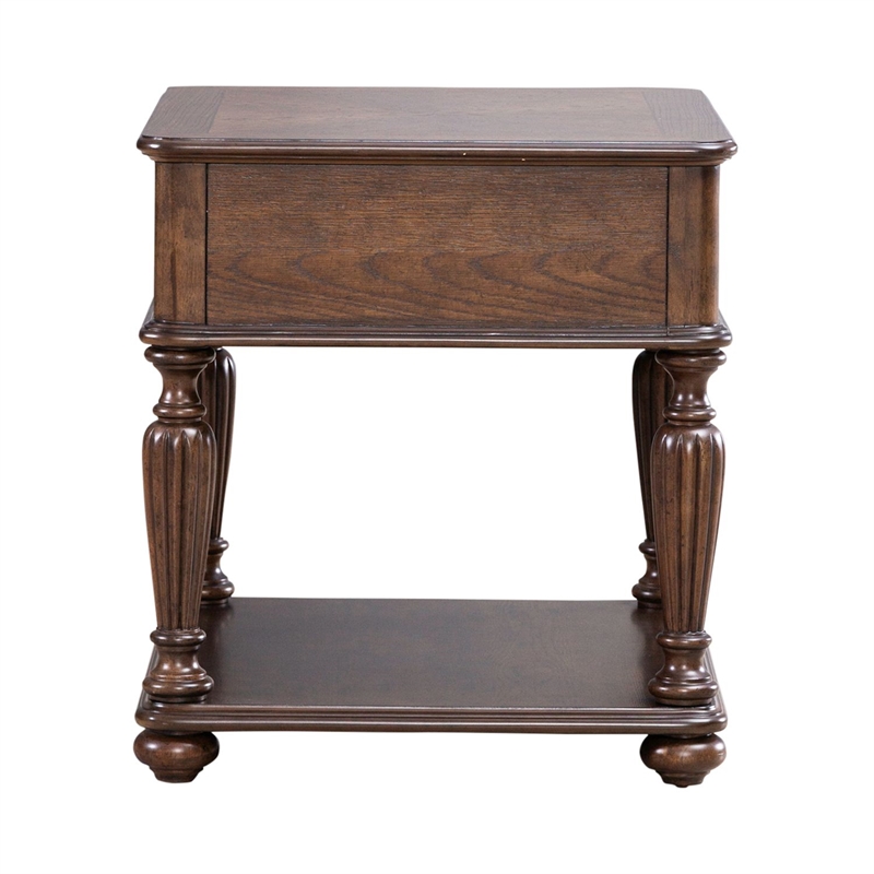 Liberty Furniture Allington Rectangular End Table - Brown