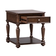 Liberty Furniture Allington Rectangular End Table - Brown