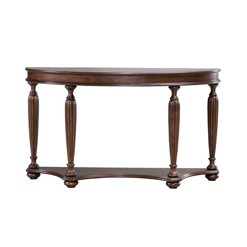 Liberty Furniture Allington Demilune Sofa Table - Brown