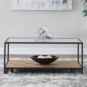 Liberty Furniture Bedford Cocktail Table - Brown