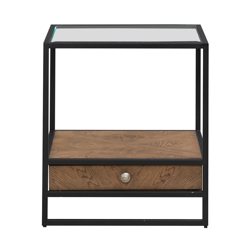 Liberty Furniture Bedford Drawer End Table - Brown