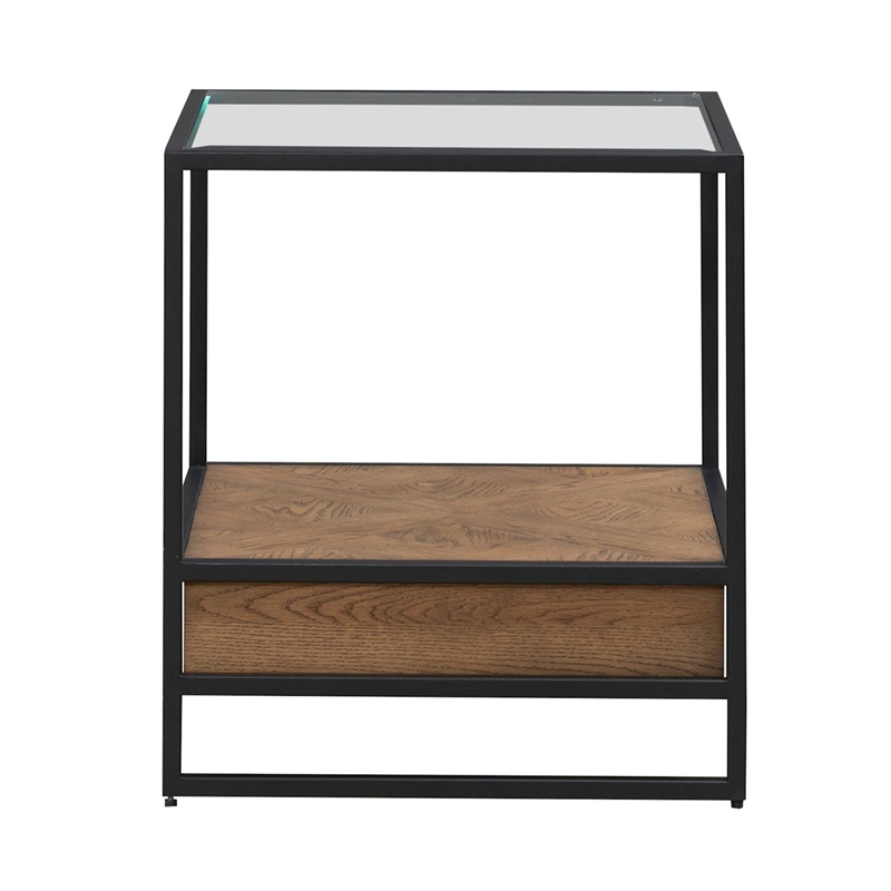 Liberty Furniture Bedford Drawer End Table - Brown