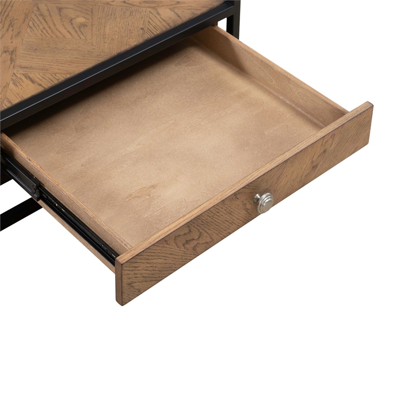 Liberty Furniture Bedford Drawer End Table - Brown