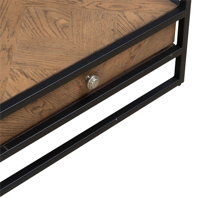 Liberty Furniture Bedford Drawer End Table - Brown