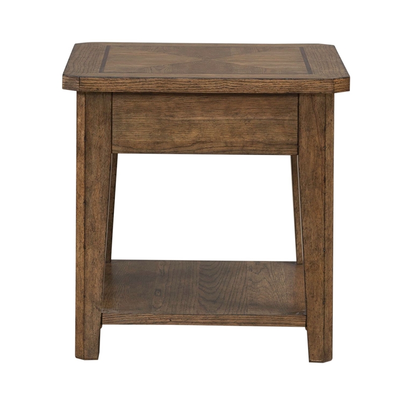 Liberty Furniture Carolina Park End Table - Brown