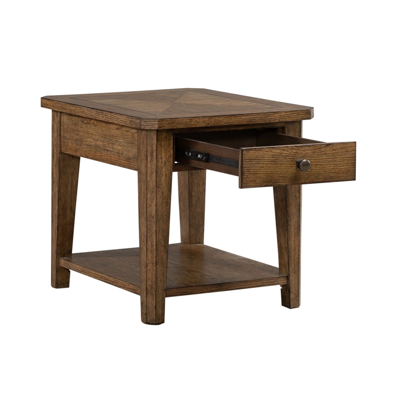 Liberty Furniture Carolina Park End Table - Brown
