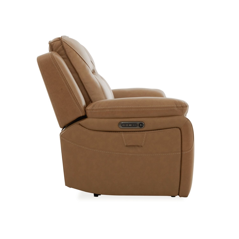 Liberty Furniture Callihan Loveseat w/ Console P3 & ZW - Brown