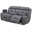 Liberty Furniture Chapman Loveseat w/ Console P2 & ZG - Gray