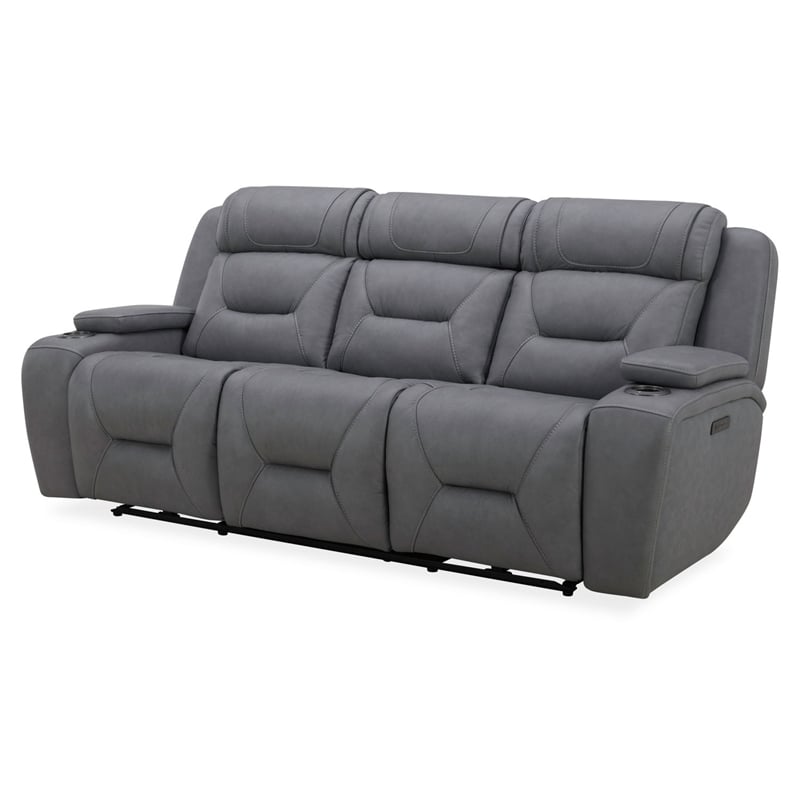 Liberty Furniture Chapman Sofa w/ Loveseat & Recliner - Gray