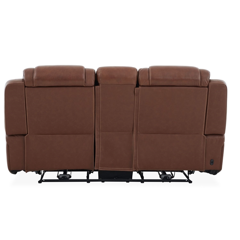 Liberty Furniture Caswell Loveseat w/ Console P2 & ZG - Brown
