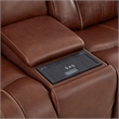 Liberty Furniture Caswell Loveseat w/ Console P2 & ZG - Brown