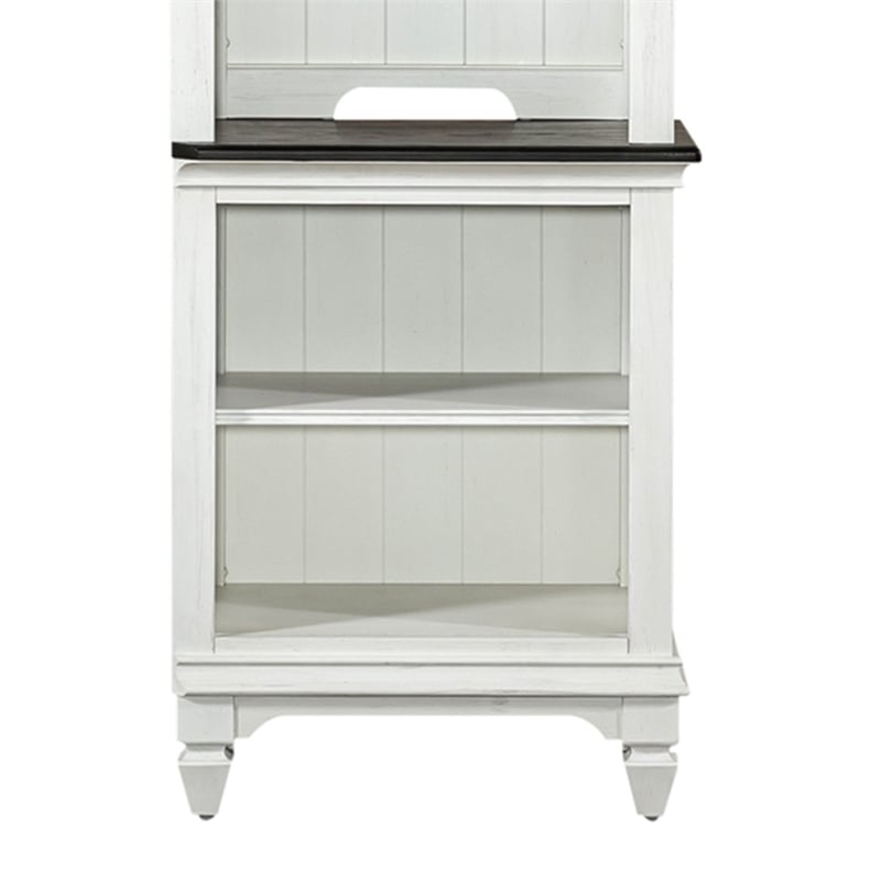 Liberty Furniture Allyson Park Entertainment Center with Piers - White