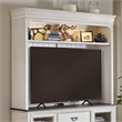 Liberty Furniture Allyson Park Entertainment Center with Piers - White