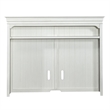 Liberty Furniture Allyson Park Entertainment Center with Piers - White