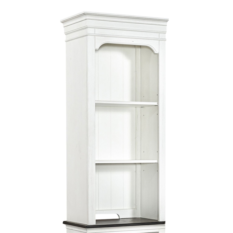 Liberty Furniture Allyson Park Entertainment Center with Piers - White
