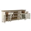 Liberty Furniture Farmhouse Reimagined Entertainment TV Stand - White