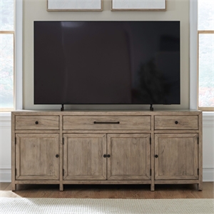 Liberty Furniture Proximity Place 82 Inch TV Console - Brown