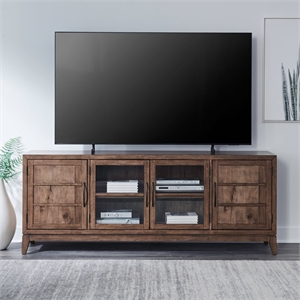 Liberty Furniture Shaker Lakes 82 Inch TV Console - Brown