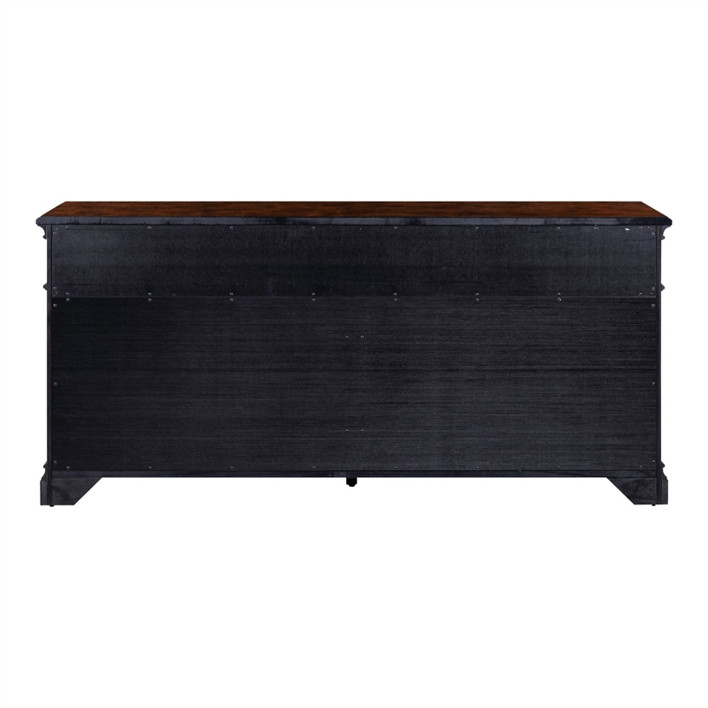 Liberty Furniture Fireplace TV Consoles 84 Inch Fireplace TV Console - Brown