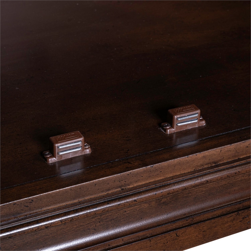 Liberty Furniture Fireplace TV Consoles 84 Inch Fireplace TV Console - Brown