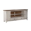 Liberty Furniture Fireplace TV Consoles 80 Inch Fireplace TV Console - Brown