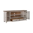 Liberty Furniture Fireplace TV Consoles 80 Inch Fireplace TV Console - Brown