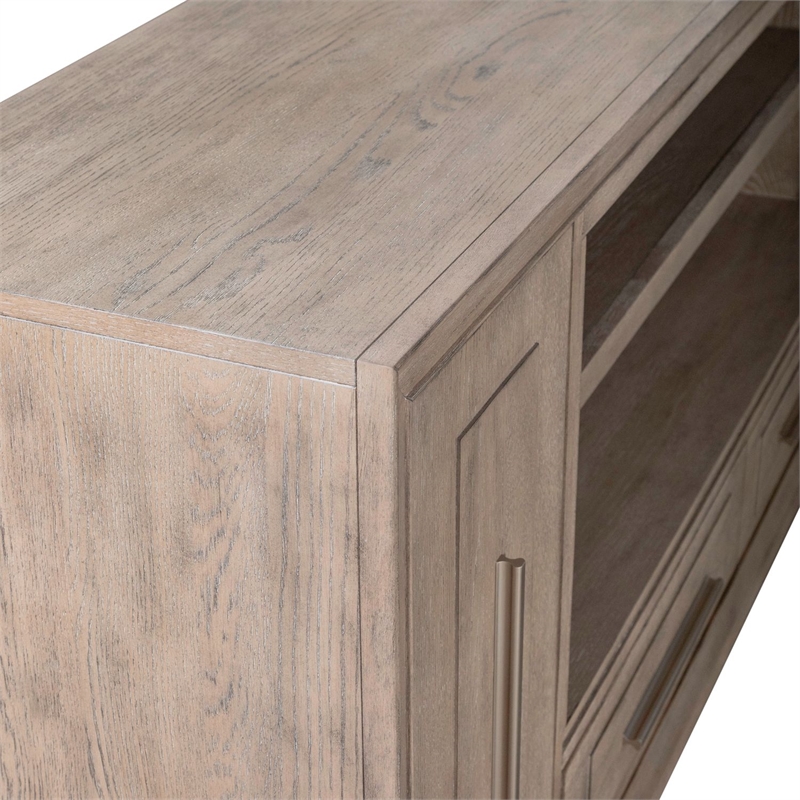 Liberty Furniture Fireplace TV Consoles 80 Inch Fireplace TV Console - Brown