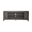 Liberty Furniture Fireplace TV Consoles 406 78 Inch Console w/ Fire FTS - Brown