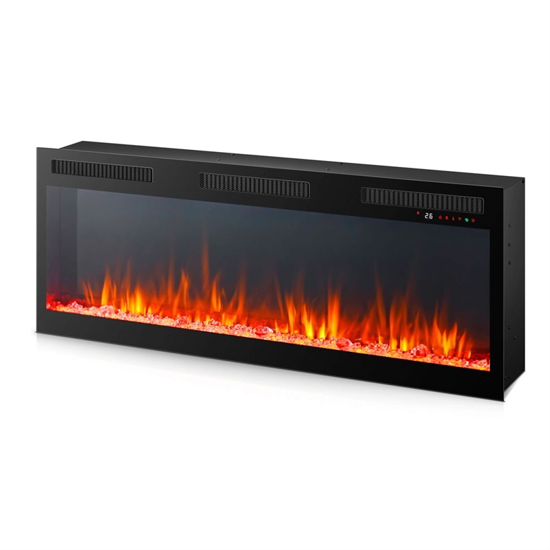 Liberty Furniture Fireplace TV Consoles 652 80 Inch Console w/ Fire FTS - Brown
